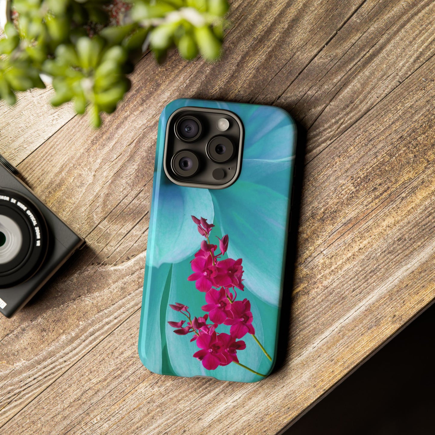 Tough Phone Case - Elegant Orchid Design