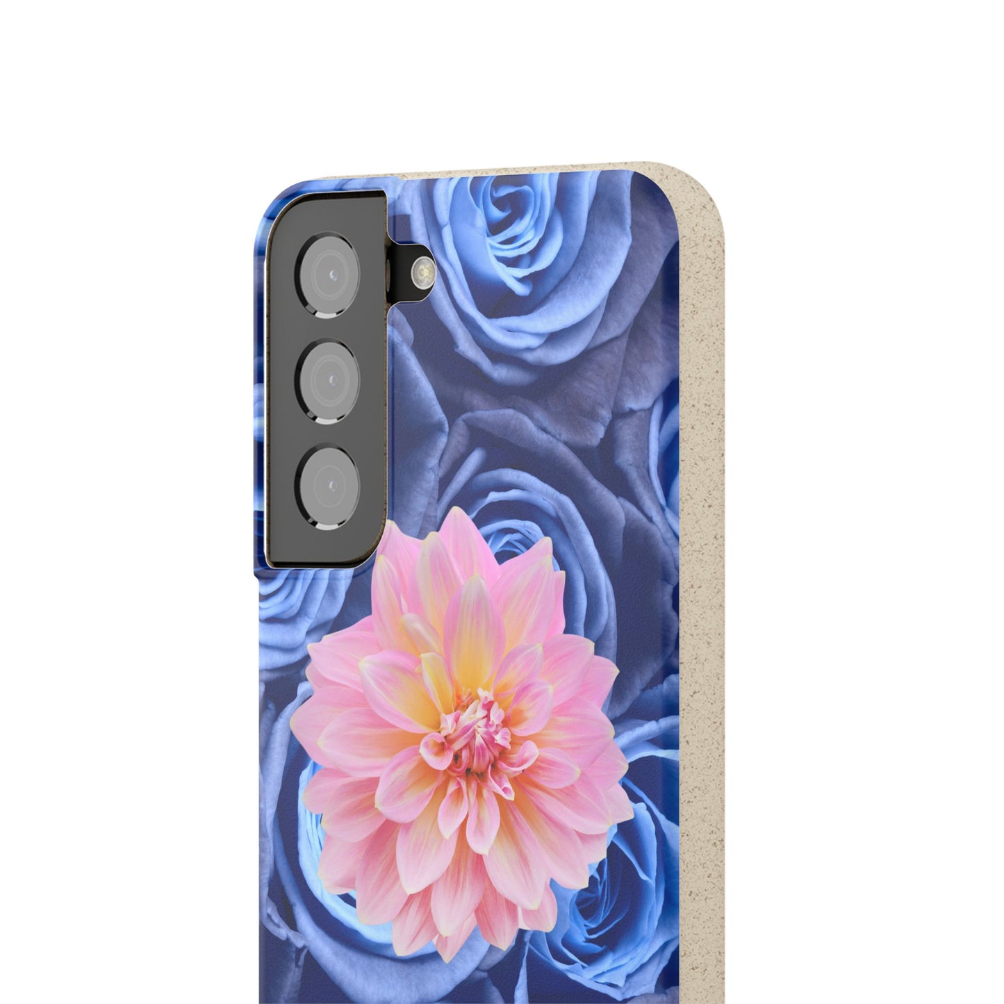 Biodegradable Cases- Blue Roses Design