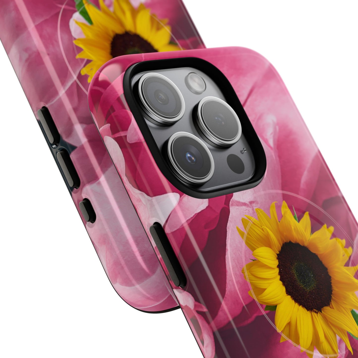 Tough Magnetic Phone Case- Sunflower Design