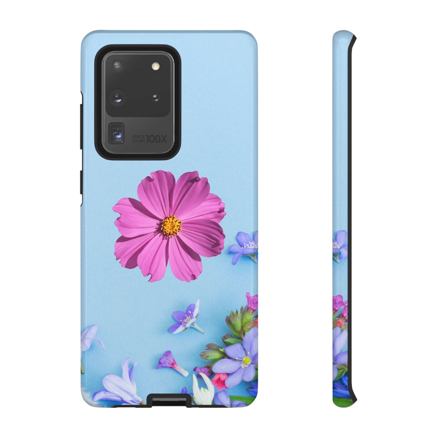 Tough Phone Case - Durable Protection with Vibrant Flower Design