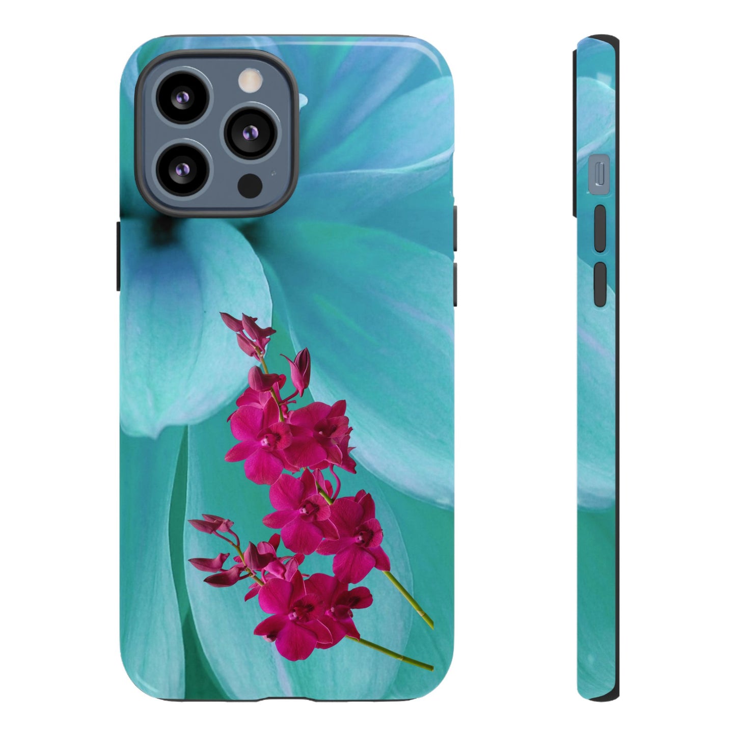 Tough Phone Case - Elegant Orchid Design