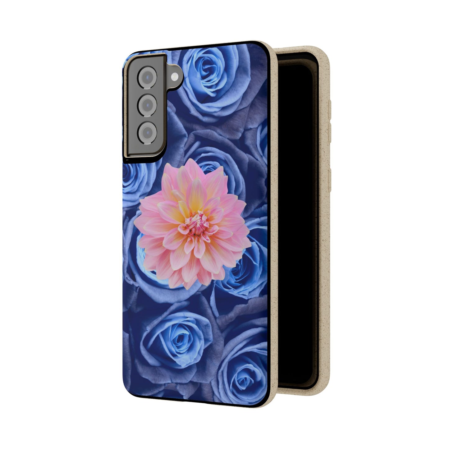 Biodegradable Cases- Blue Roses Design