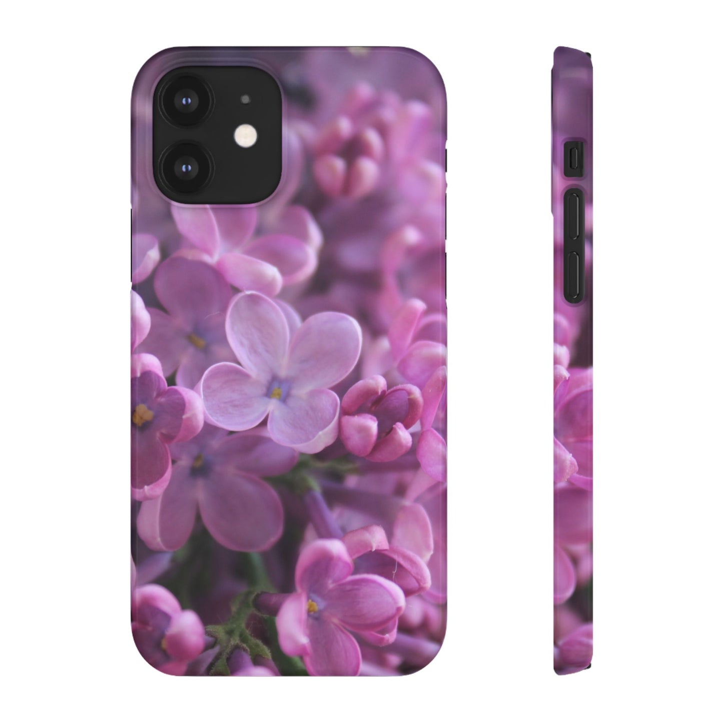 Snap Cases – Vibrant Purple Blossom Design for a Personalized Touch