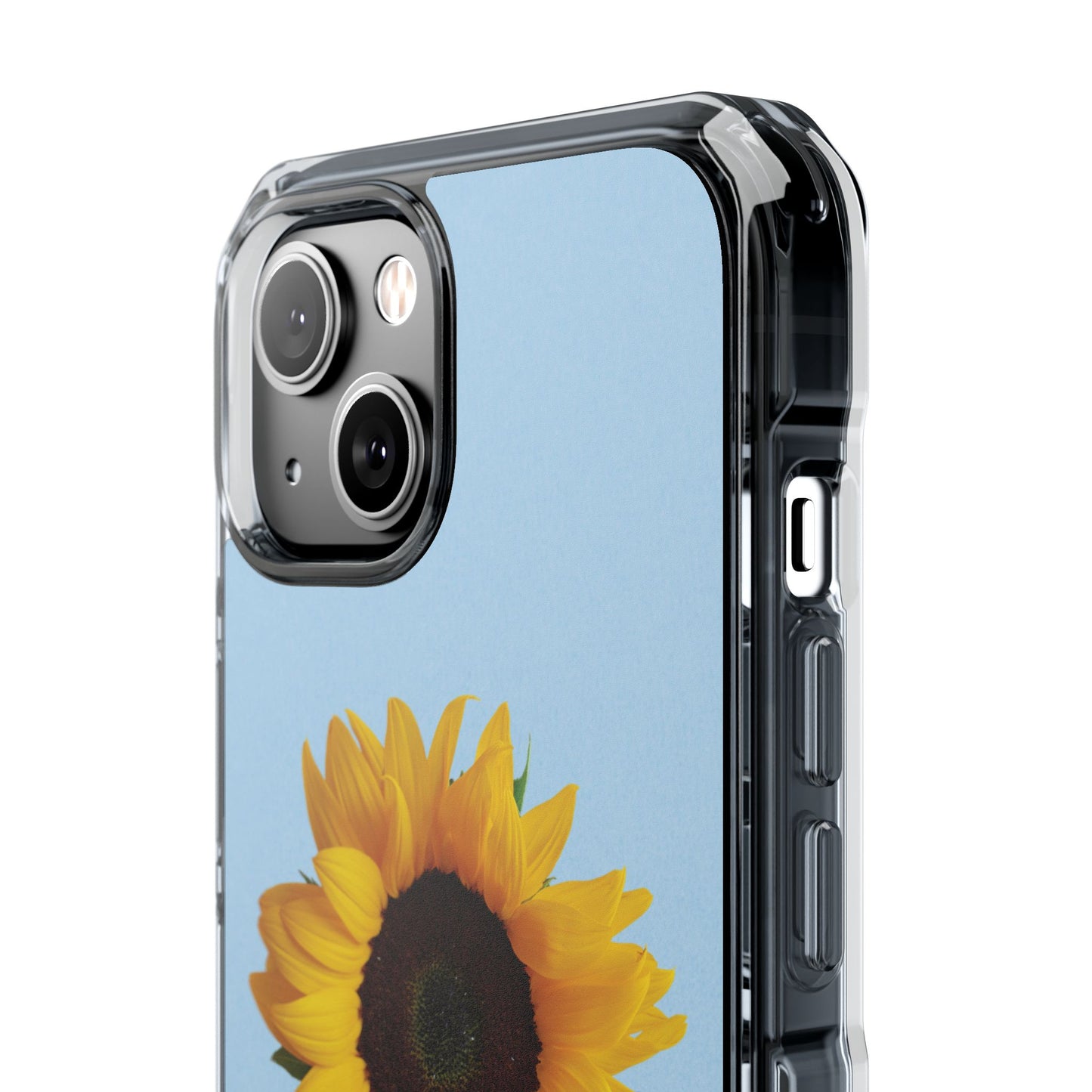 Magnet Clear Impact Case - Floristic Sunflower Design