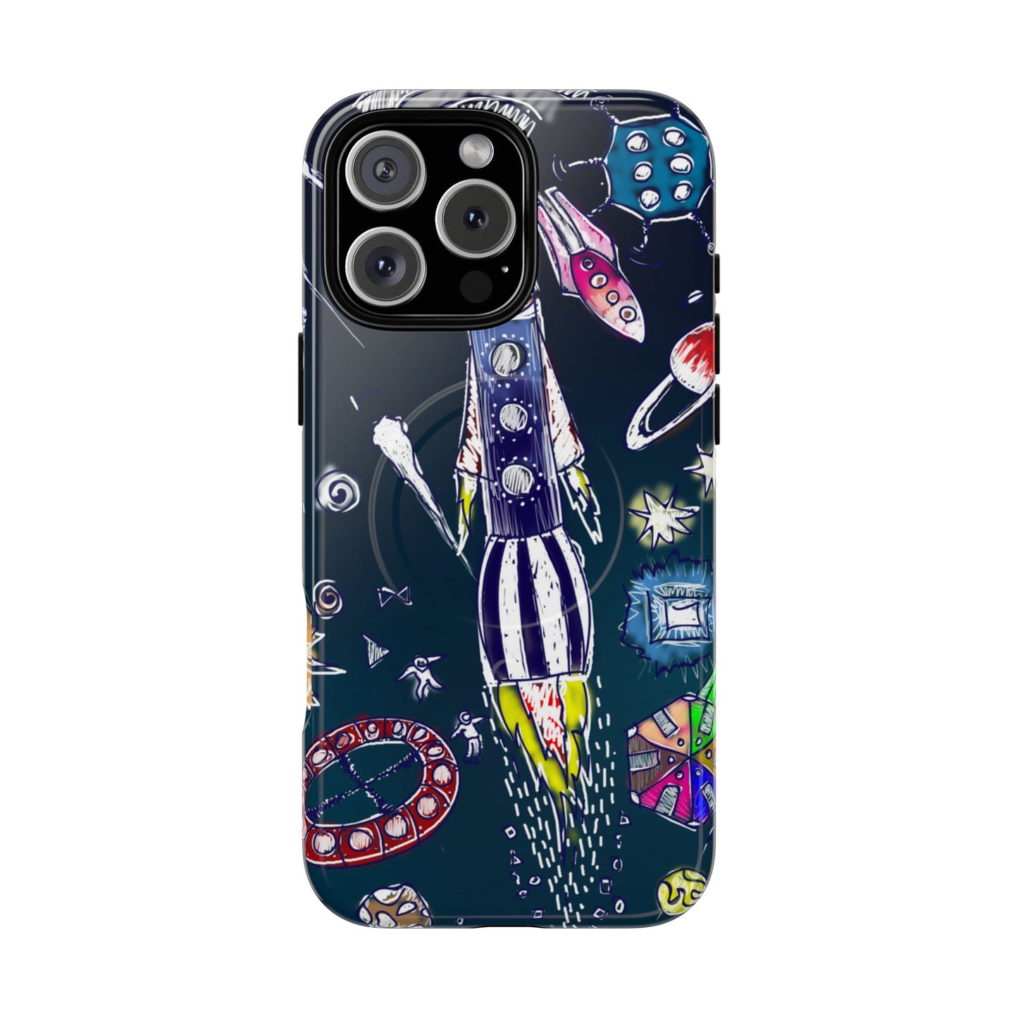 Tough Magnetic Case- Rocket Adventure