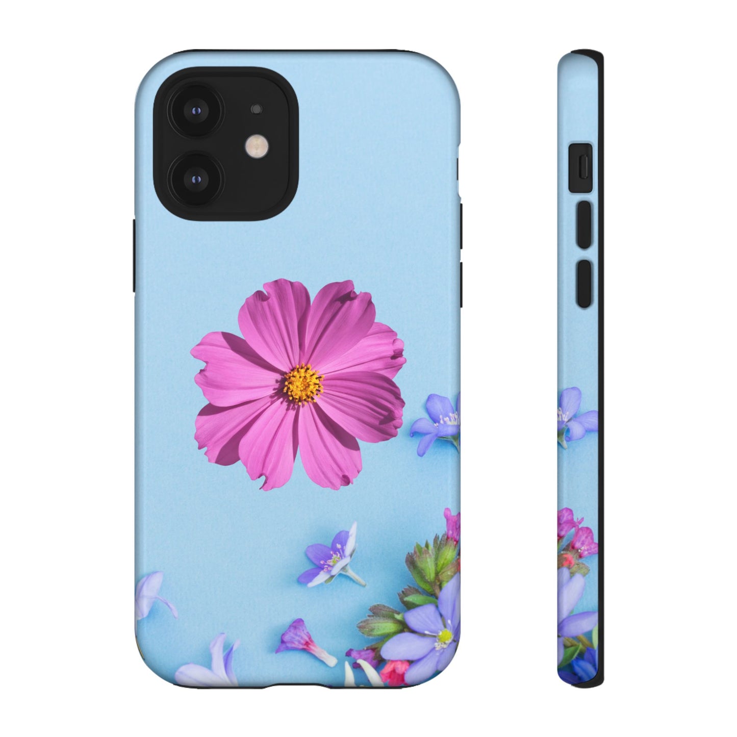 Tough Phone Case - Durable Protection with Vibrant Flower Design