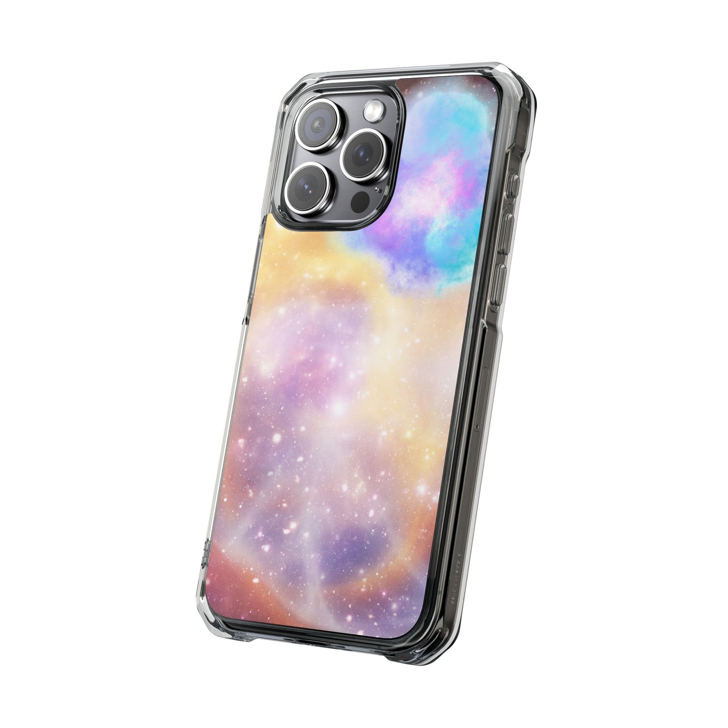 Magnetic Clear Phone Case - Cosmic Colors