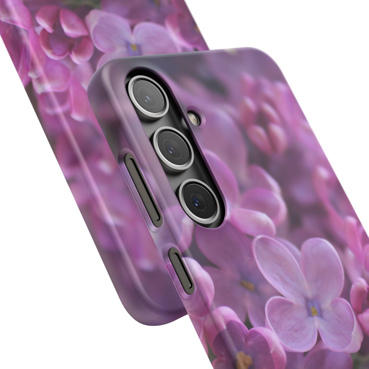 Snap Cases – Vibrant Purple Blossom Design for a Personalized Touch