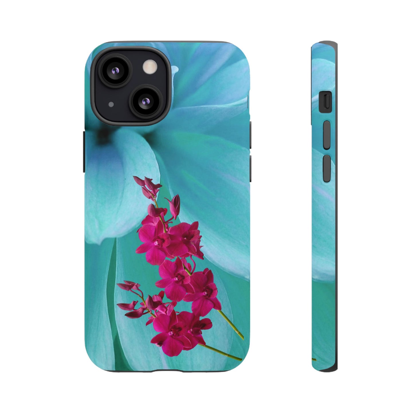 Tough Phone Case - Elegant Orchid Design