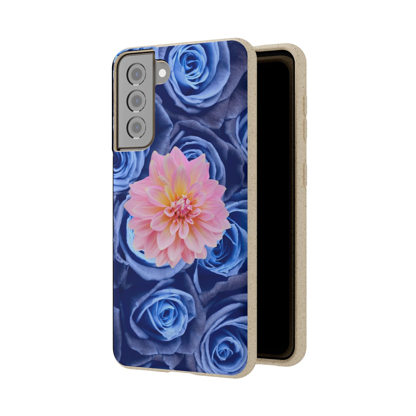 Biodegradable Cases- Blue Roses Design