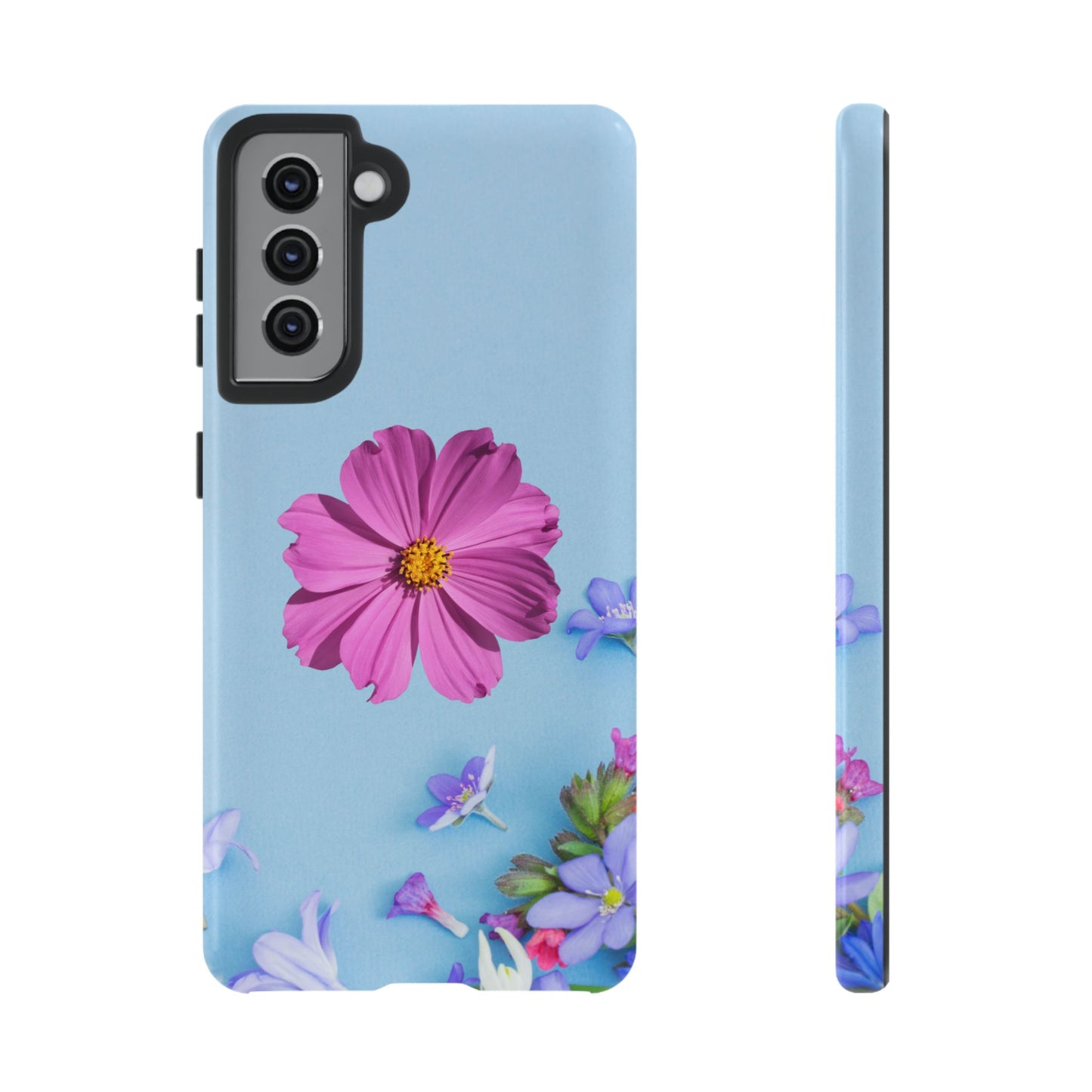 Tough Phone Case - Durable Protection with Vibrant Flower Design