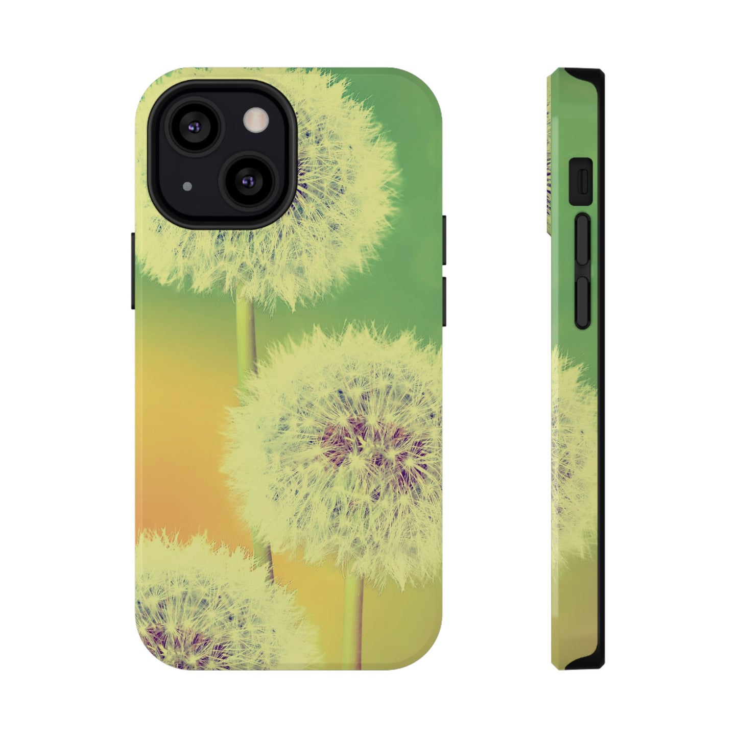 Impact-Resistant Phone Case - Whimsical Dandelion