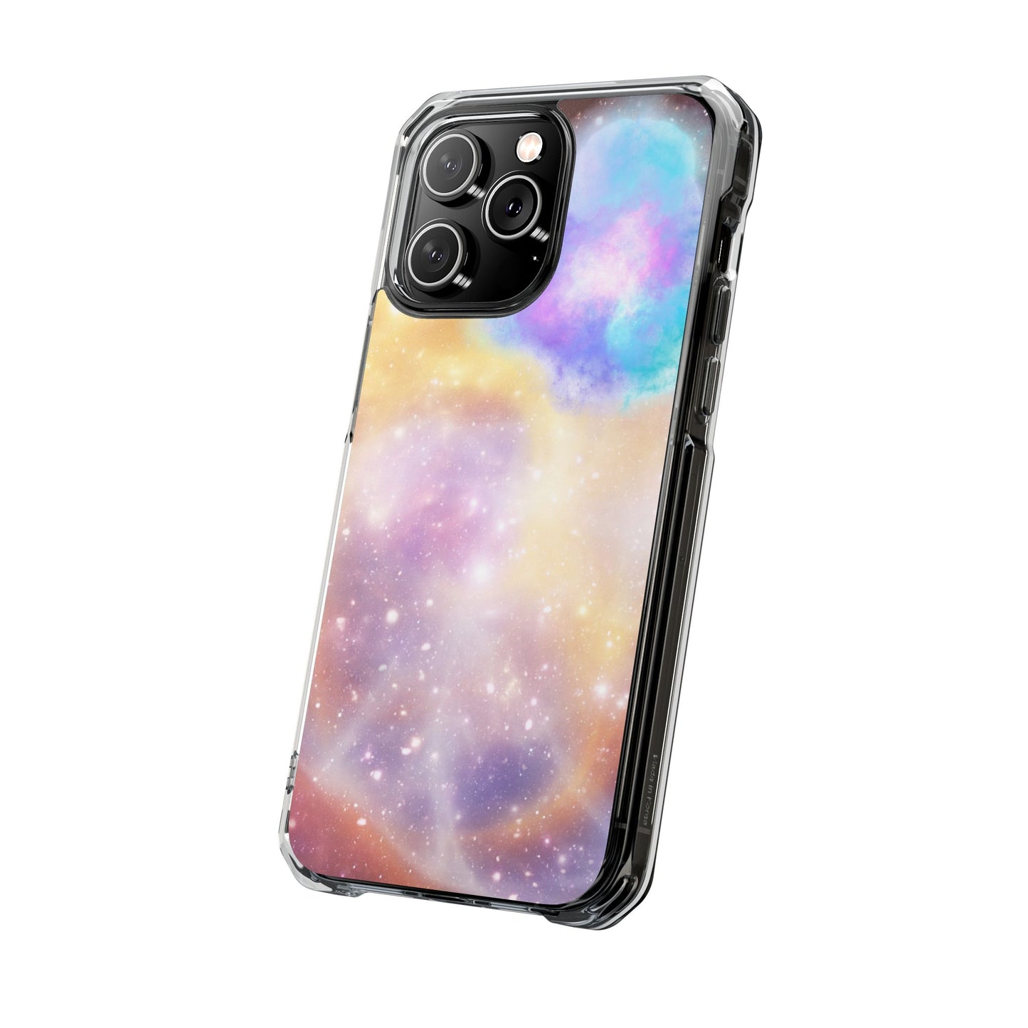 Magnetic Clear Phone Case - Cosmic Colors