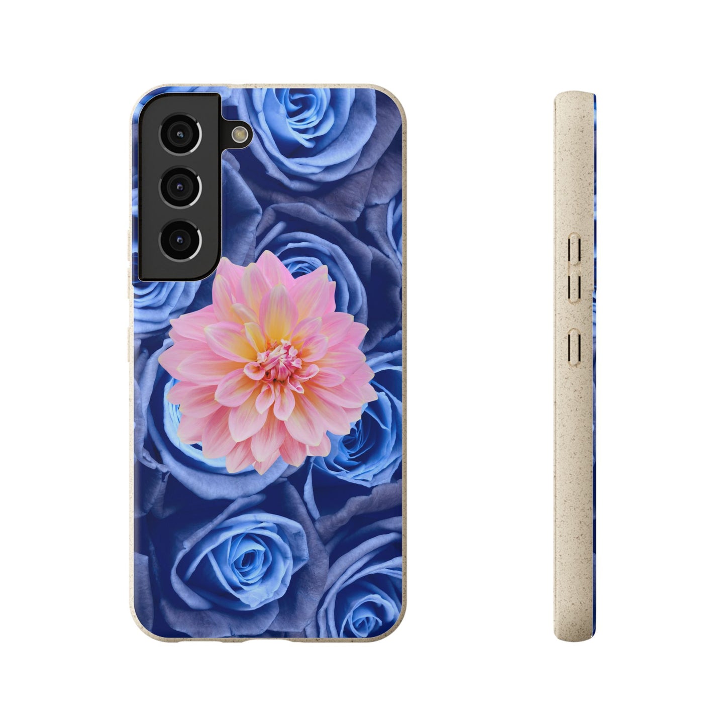 Biodegradable Cases- Blue Roses Design