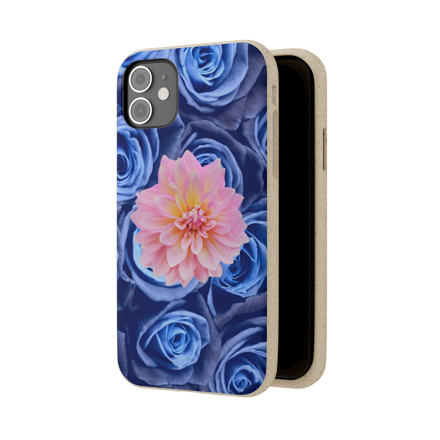 Biodegradable Cases- Blue Roses Design