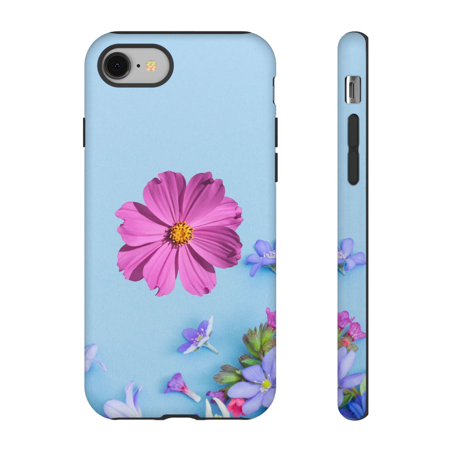 Tough Phone Case - Durable Protection with Vibrant Flower Design