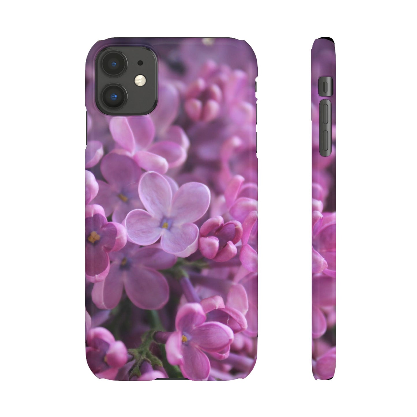 Snap Cases – Vibrant Purple Blossom Design for a Personalized Touch