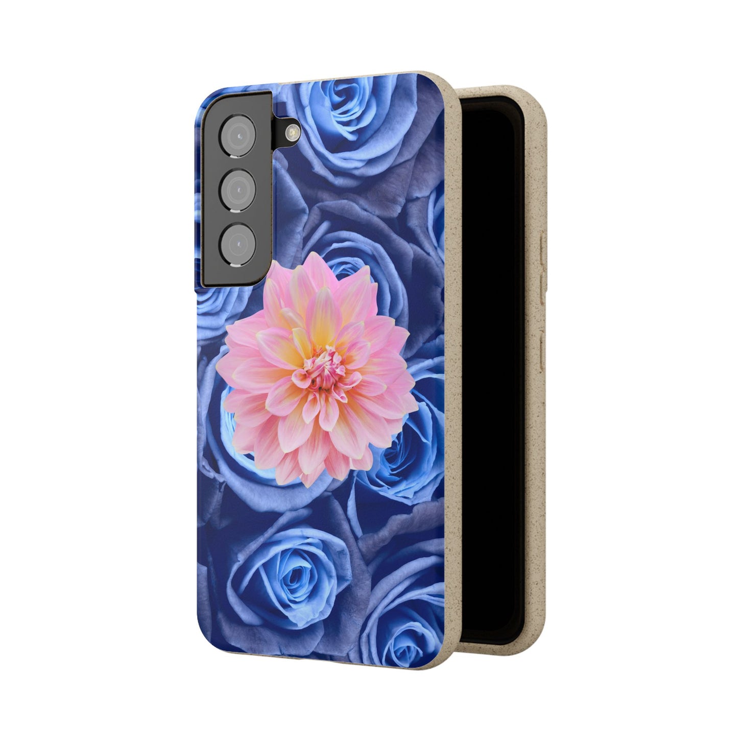 Biodegradable Cases- Blue Roses Design