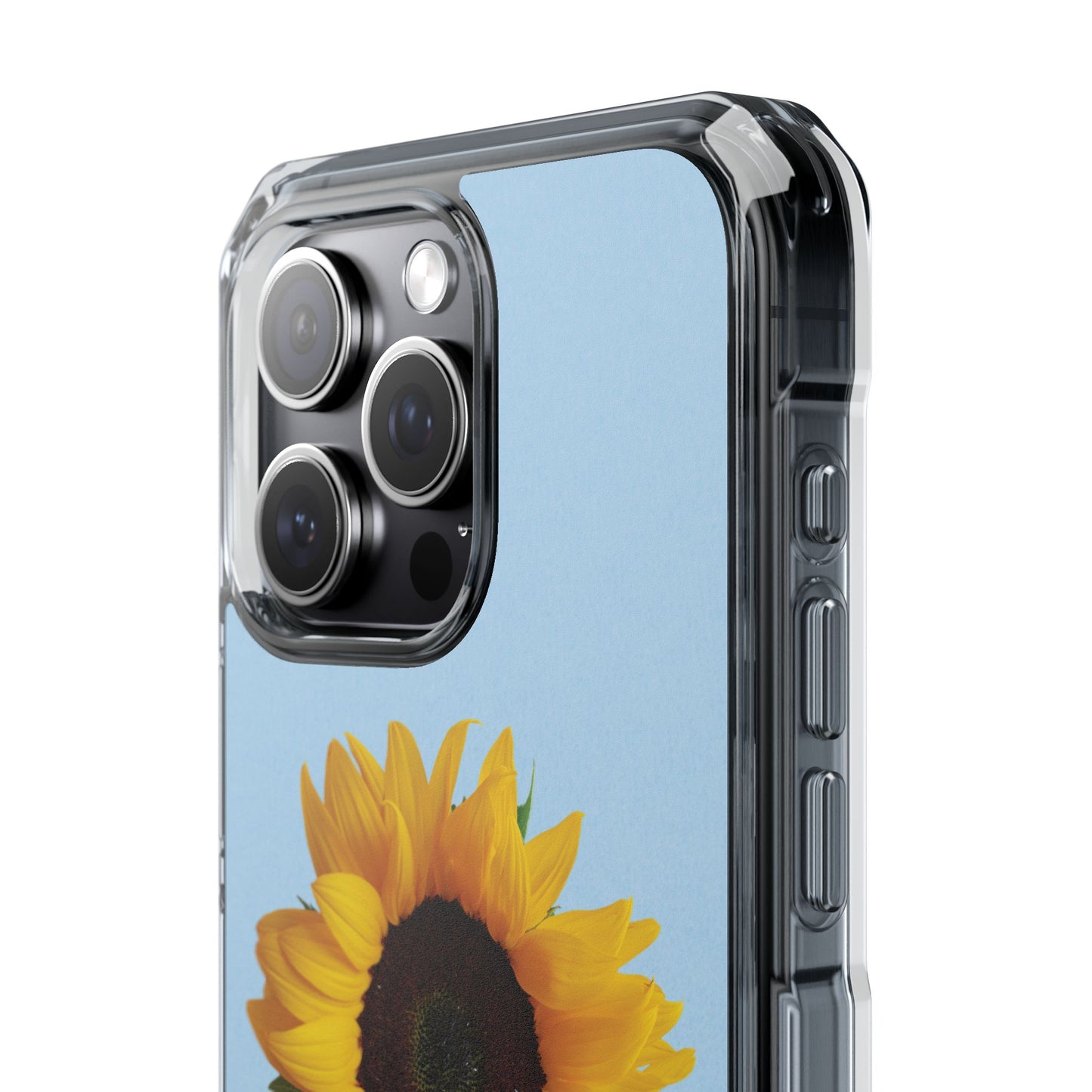 Magnet Clear Impact Case - Floristic Sunflower Design