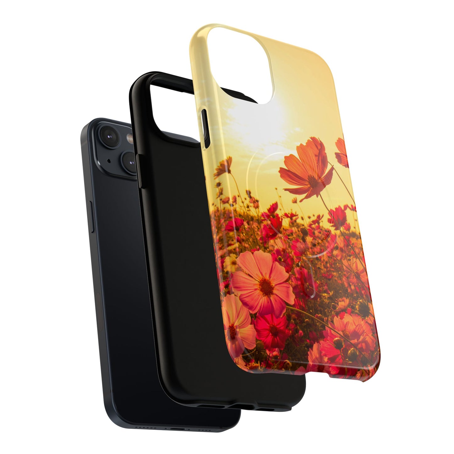 Tough Magnetic Phone Case – Vibrant Floral  and Stylish Protection for Nature Lovers