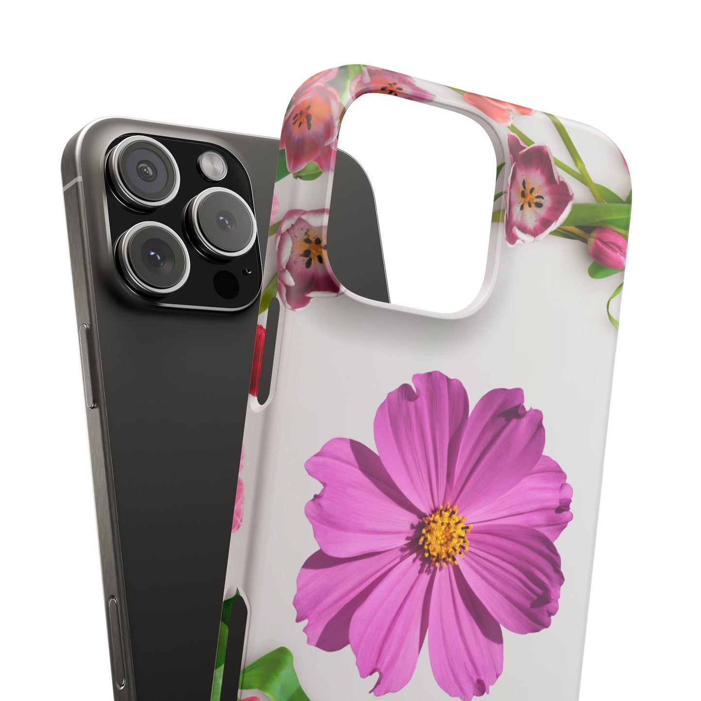 Snap Case- Elegant Flower Design