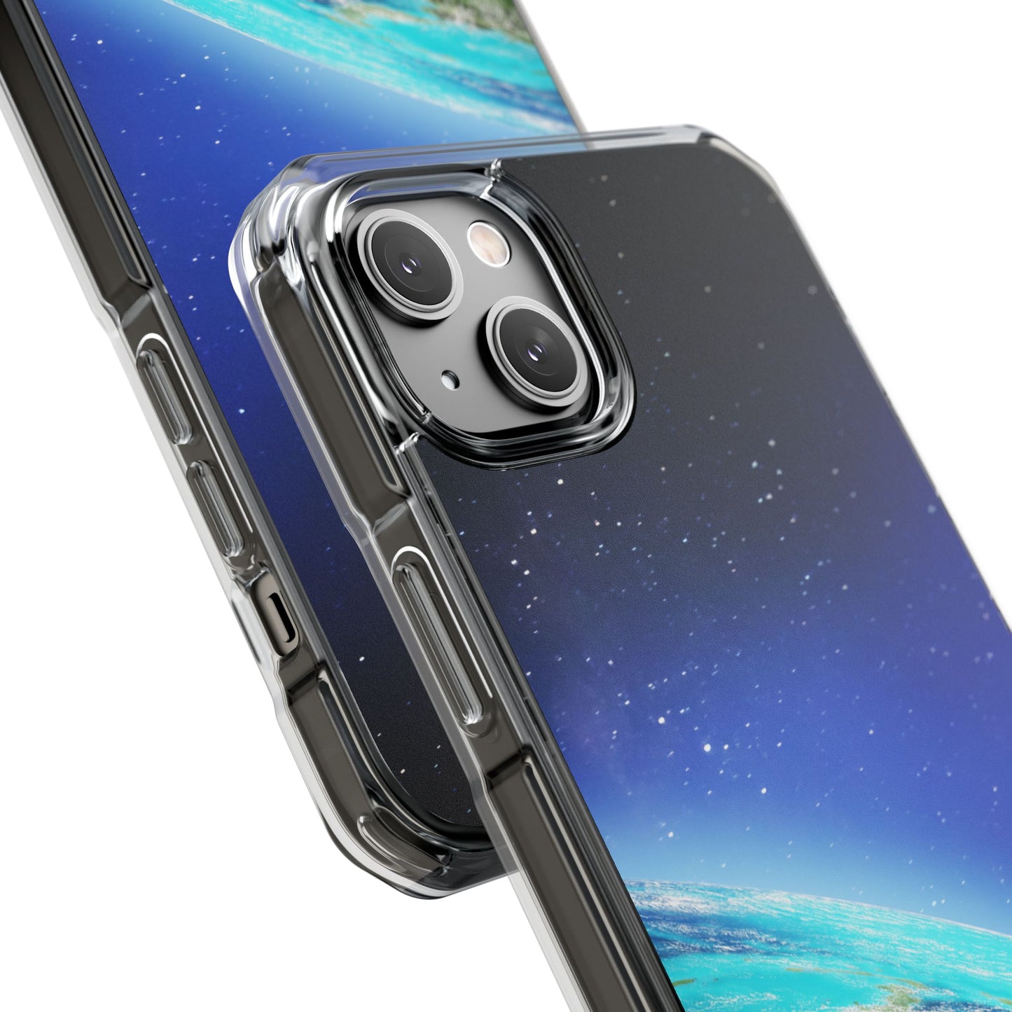 Magnetic Clear Impact Case - Galaxy Earth