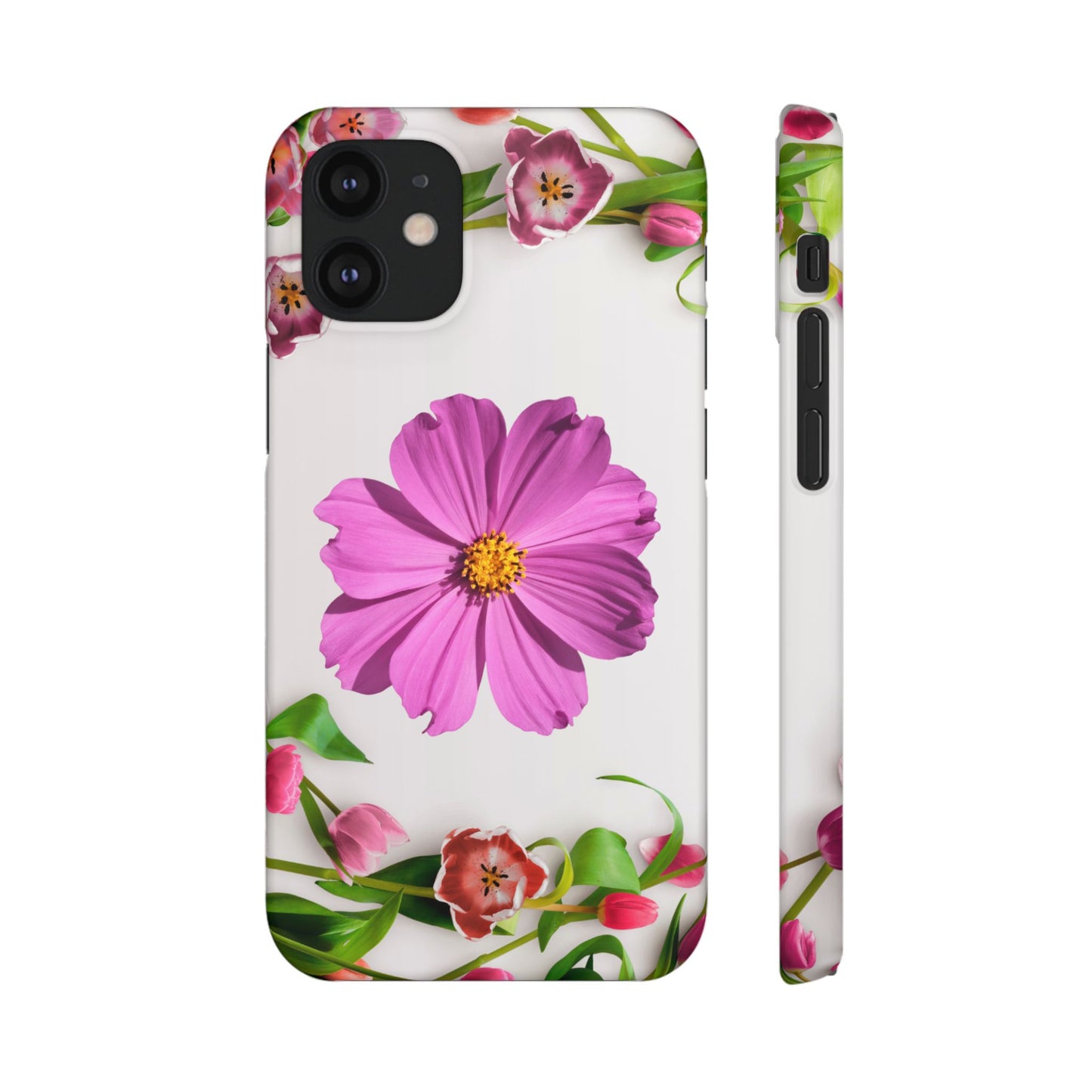 Snap Case- Elegant Flower Design