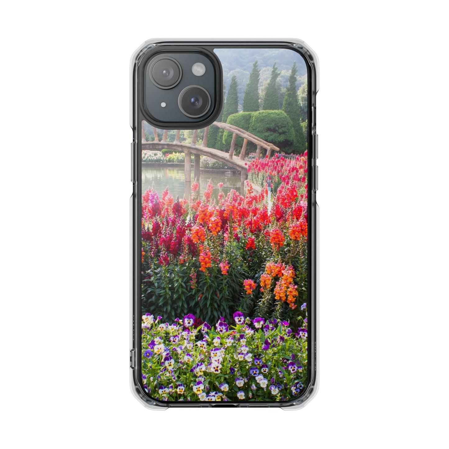 Magnetic Clear Impact Case - Nature-Inspired Phone Protection