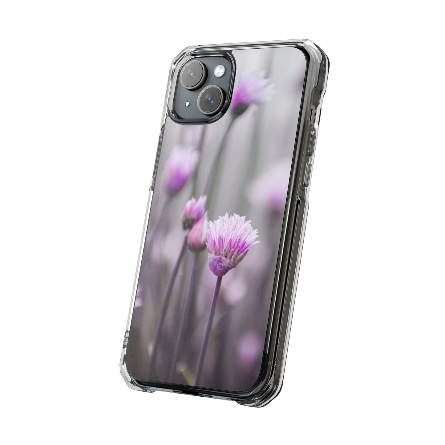 Magnetic Clear Impact Case - Protective Phone Case with Nature Design