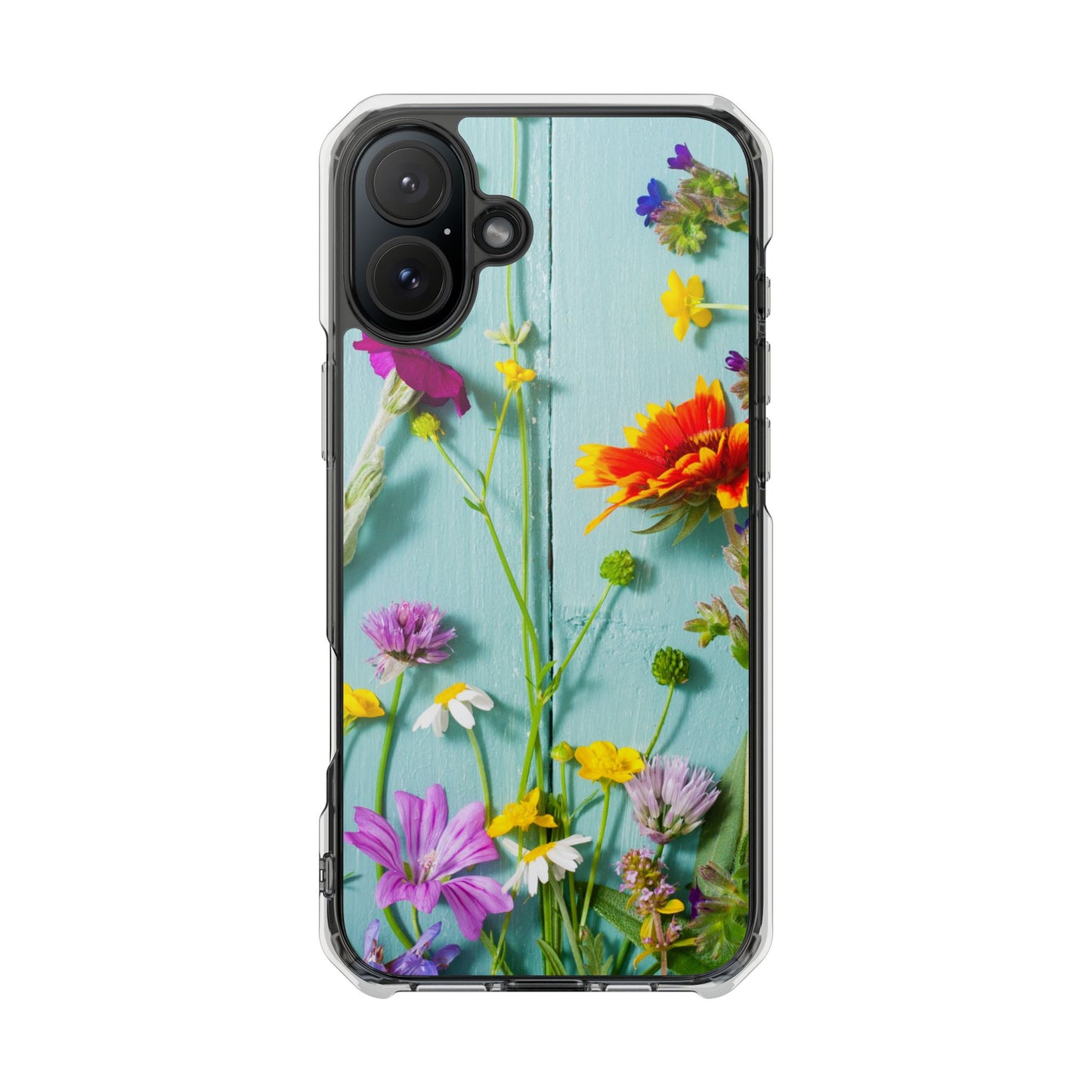 Magnetic Clear Impact Cases- Blossom Field