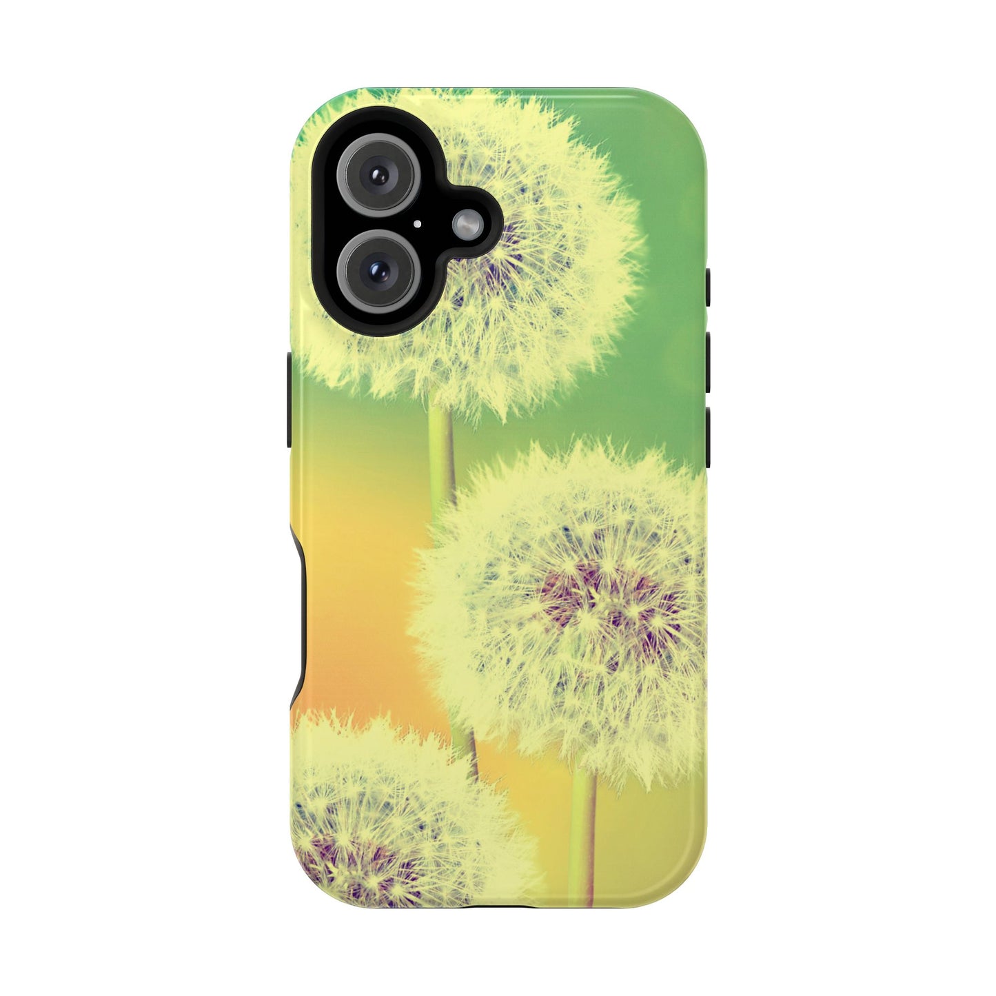 Impact-Resistant Phone Case - Whimsical Dandelion