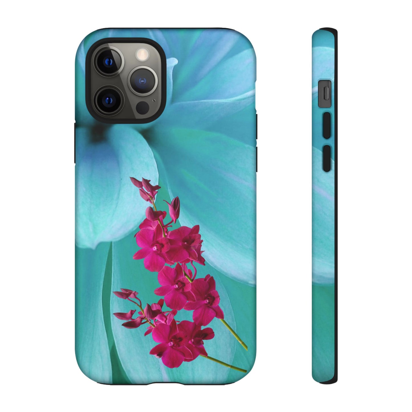 Tough Phone Case - Elegant Orchid Design