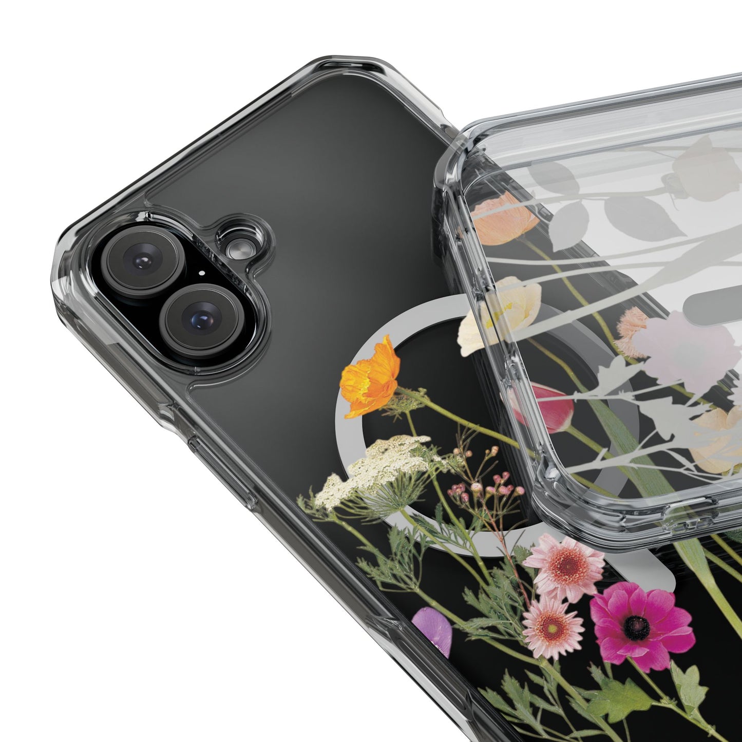 Magnetic Clear iPhone Case - Impact Protection for Nature Lovers