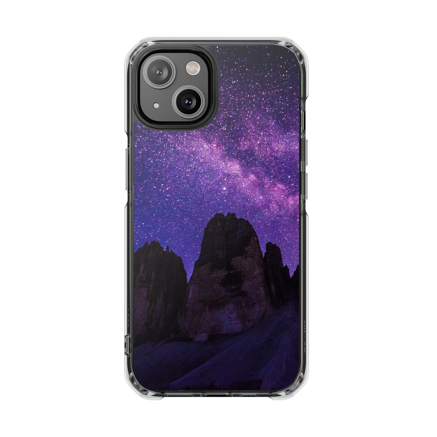 Magnetic Clear Impact Case- Stunning Starry Design