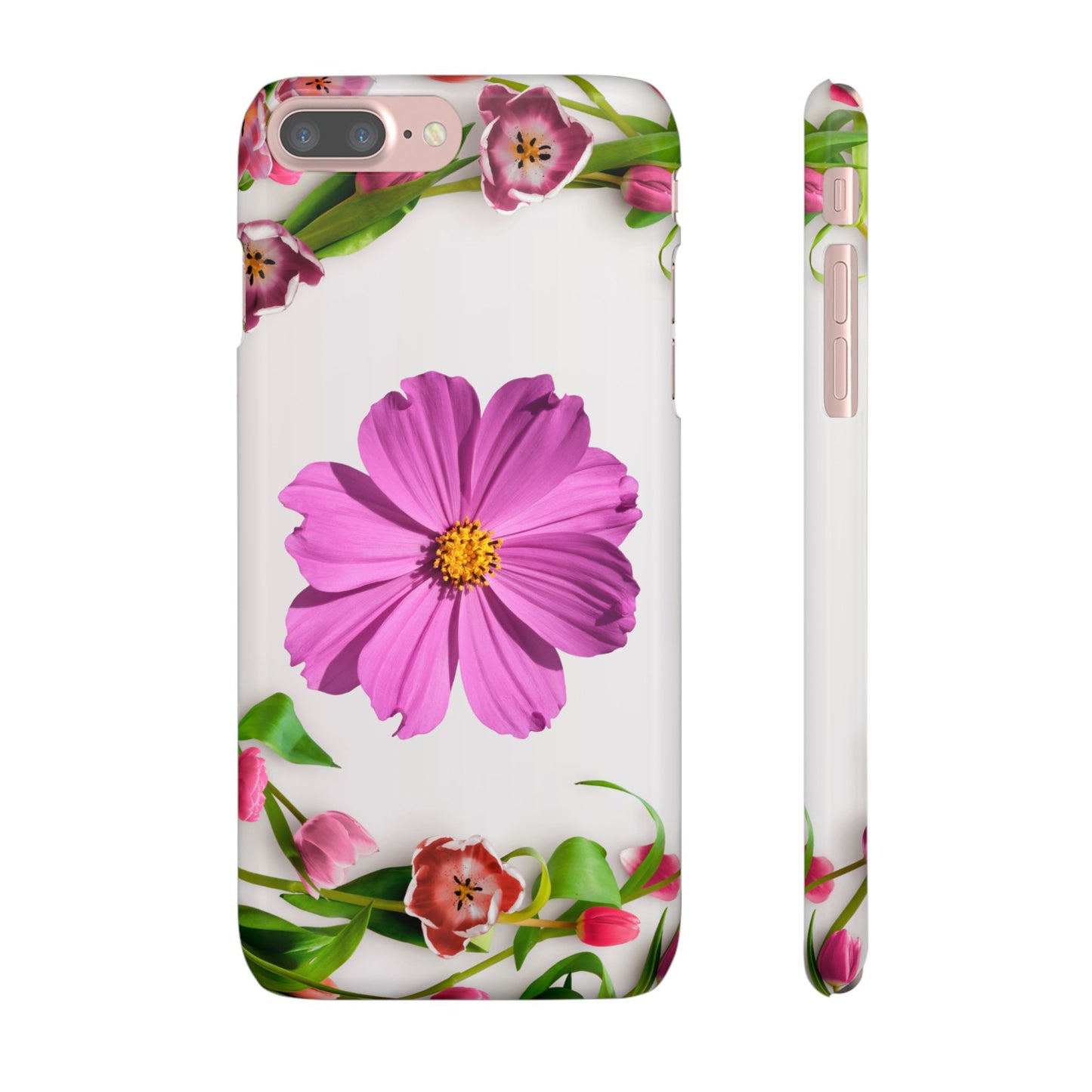 Snap Case- Elegant Flower Design