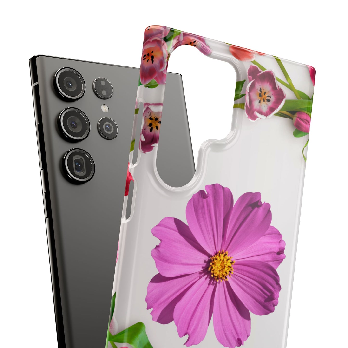 Snap Case- Elegant Flower Design