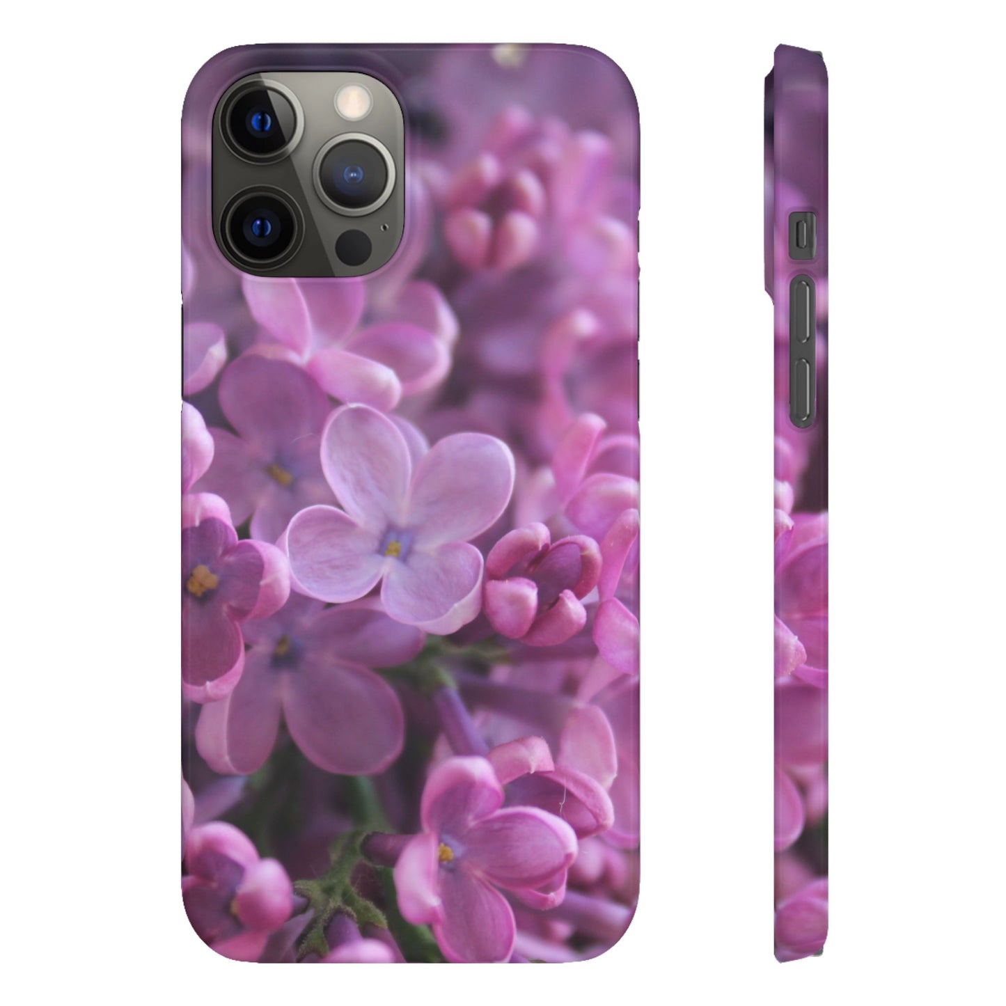 Snap Cases – Vibrant Purple Blossom Design for a Personalized Touch