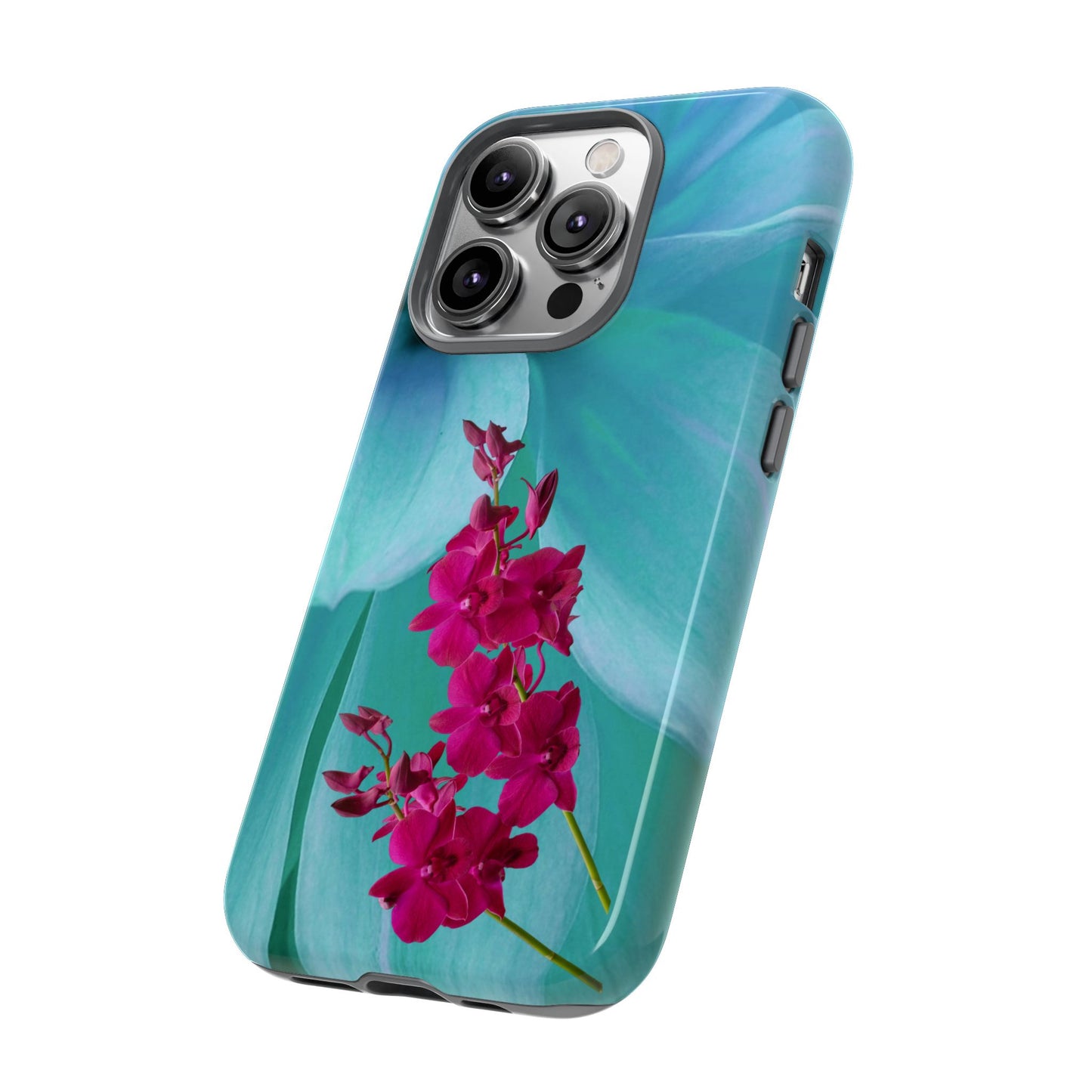 Tough Phone Case - Elegant Orchid Design