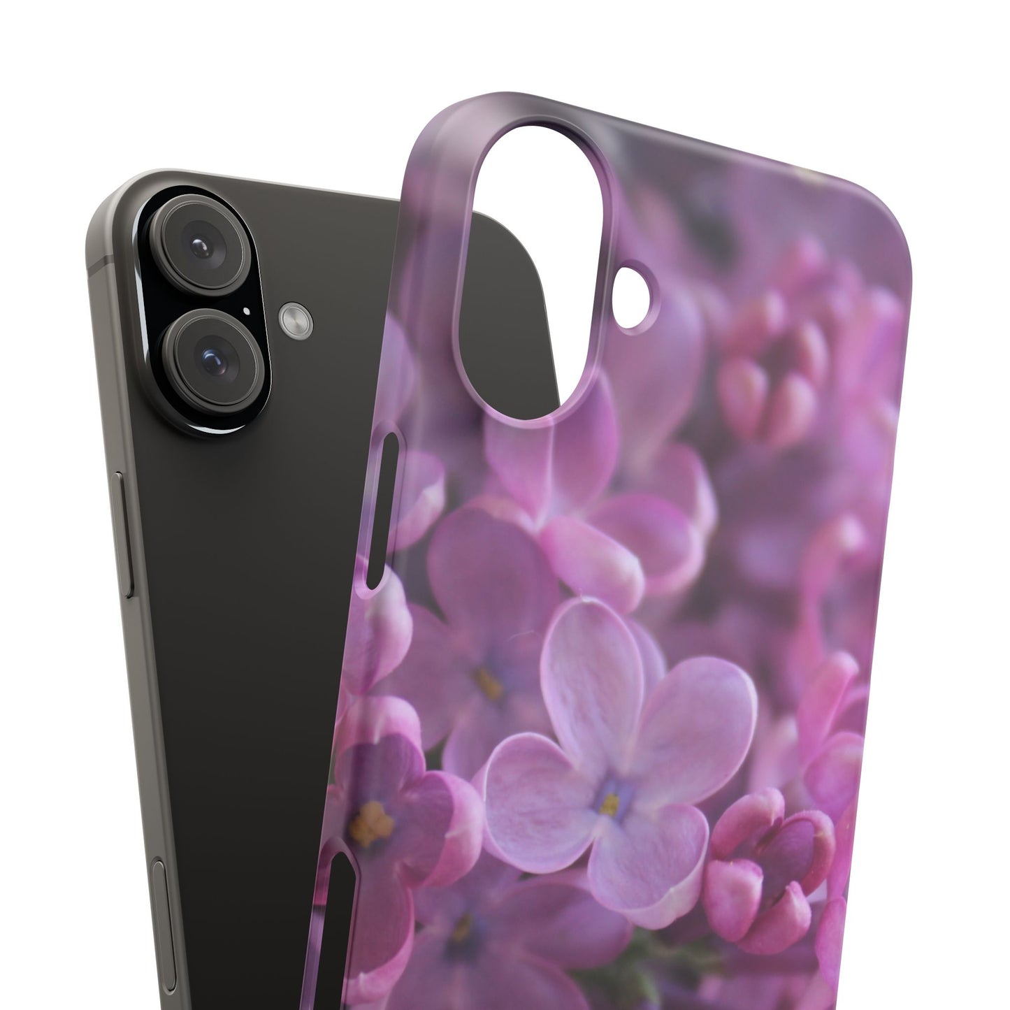 Snap Cases – Vibrant Purple Blossom Design for a Personalized Touch