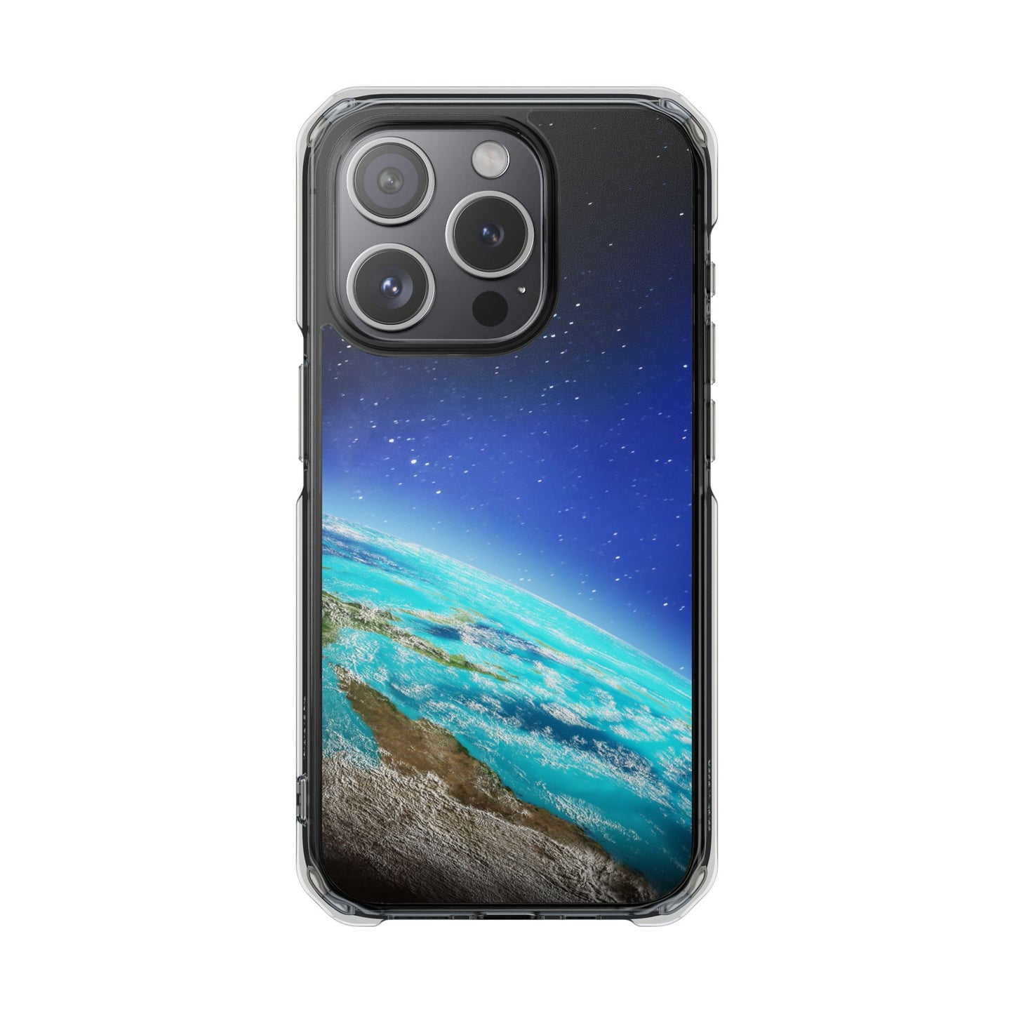 Magnetic Clear Impact Case - Galaxy Earth