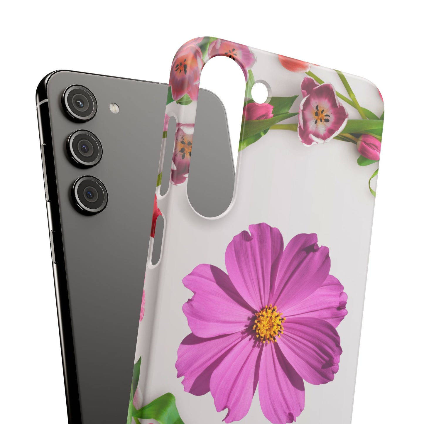 Snap Case- Elegant Flower Design