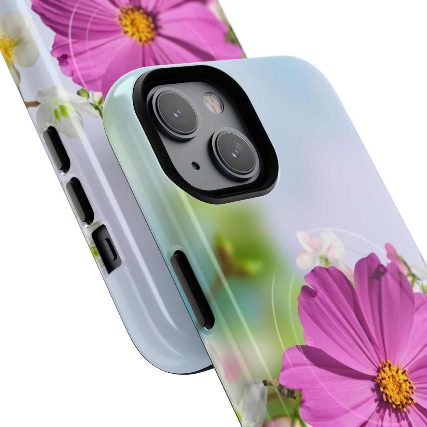 Tough Magnetic Phone Case - Vibrant Flower Design for Nature Lovers