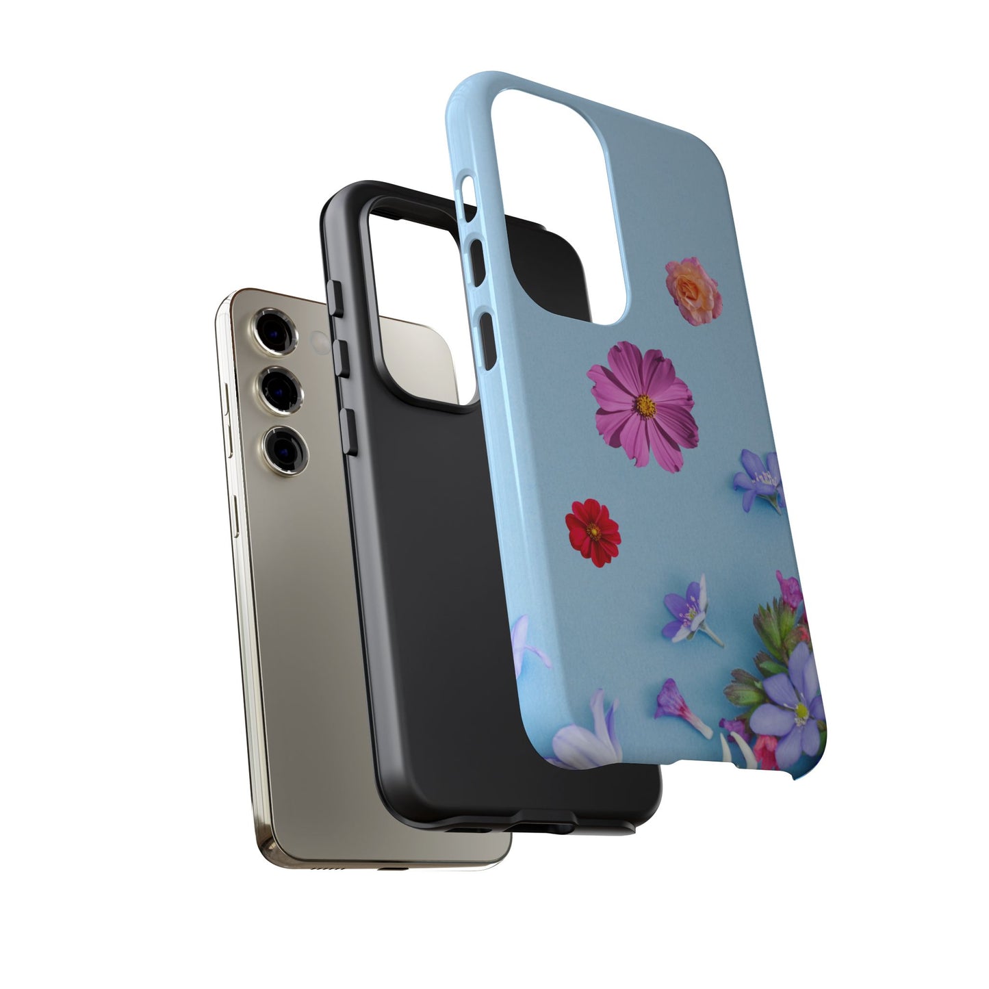 Tough Phone Case - Colorful Flower Design for Spring & Summer