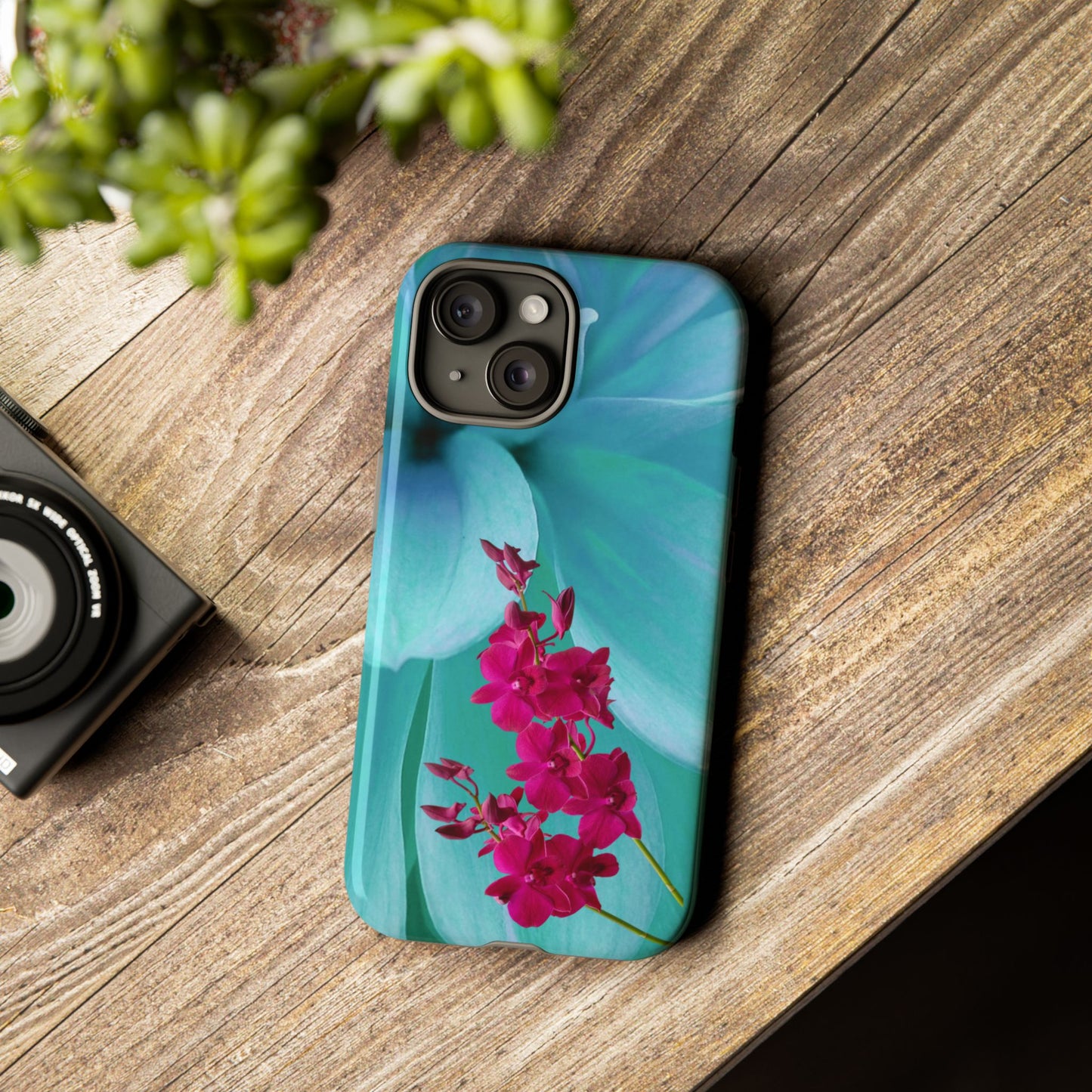 Tough Phone Case - Elegant Orchid Design