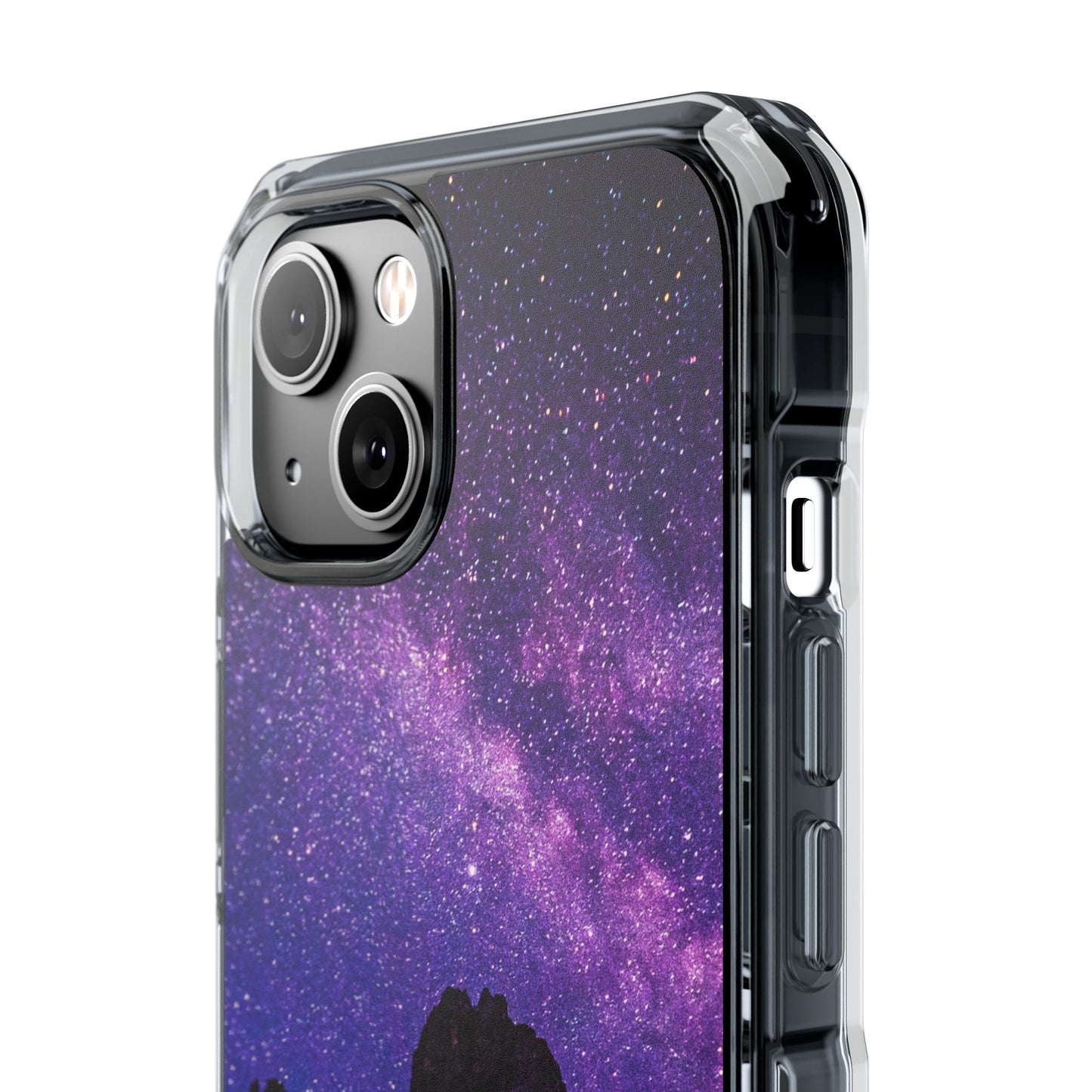 Magnetic Clear Impact Case- Stunning Starry Design