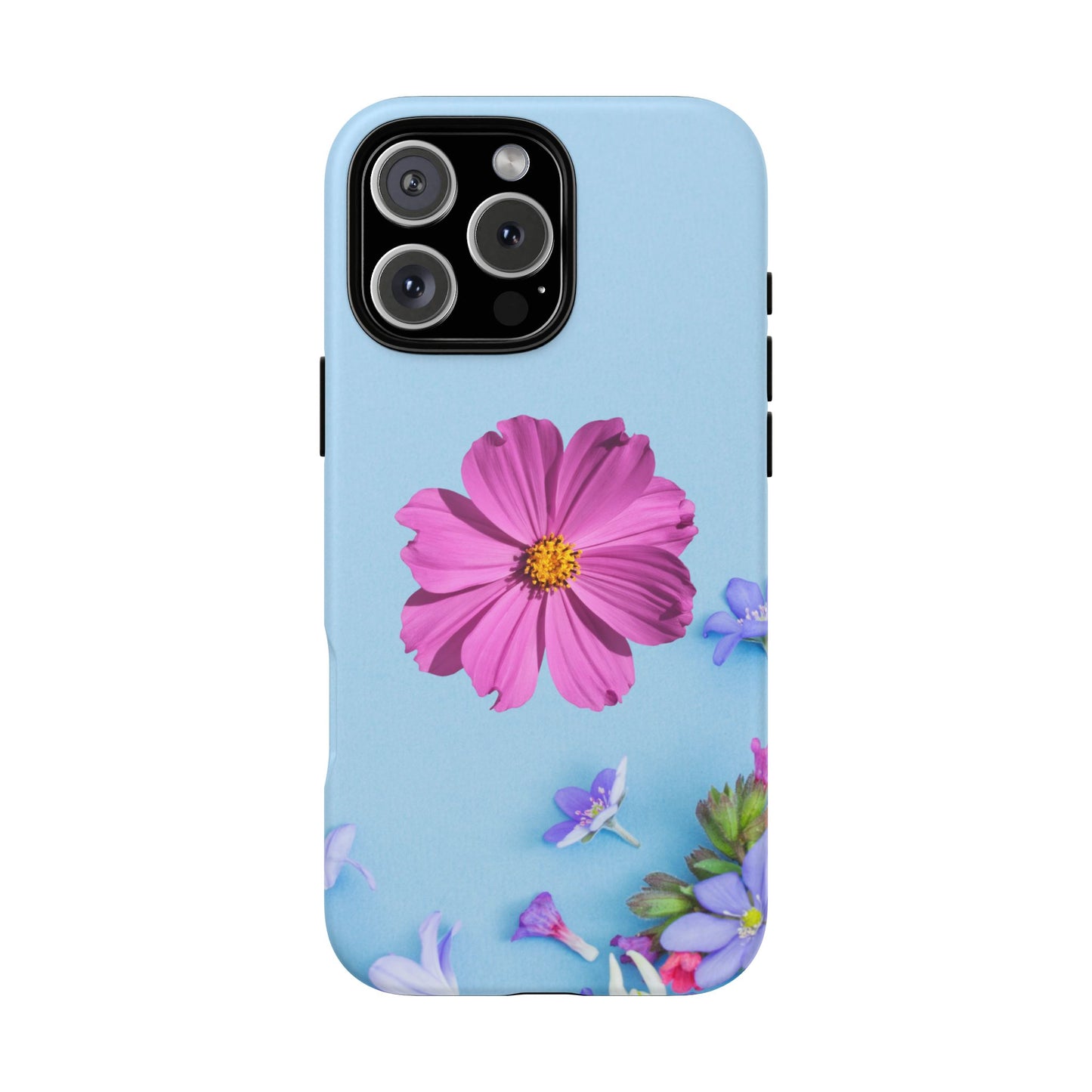 Tough Phone Case - Durable Protection with Vibrant Flower Design