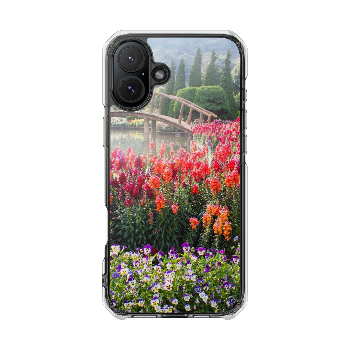 Magnetic Clear Impact Case - Nature-Inspired Phone Protection