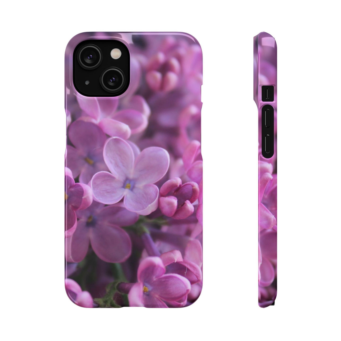 Snap Cases – Vibrant Purple Blossom Design for a Personalized Touch