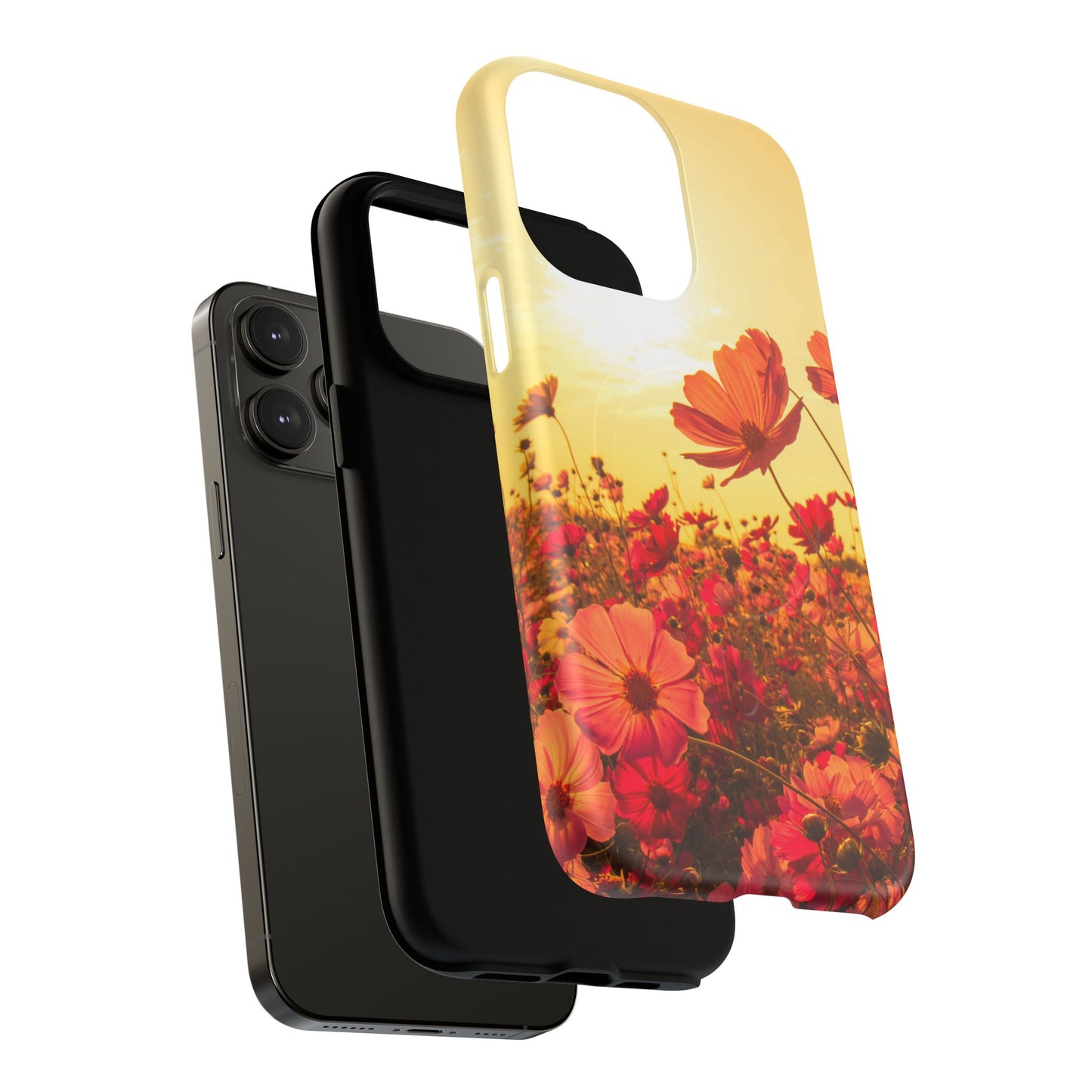 Tough Magnetic Phone Case – Vibrant Floral  and Stylish Protection for Nature Lovers