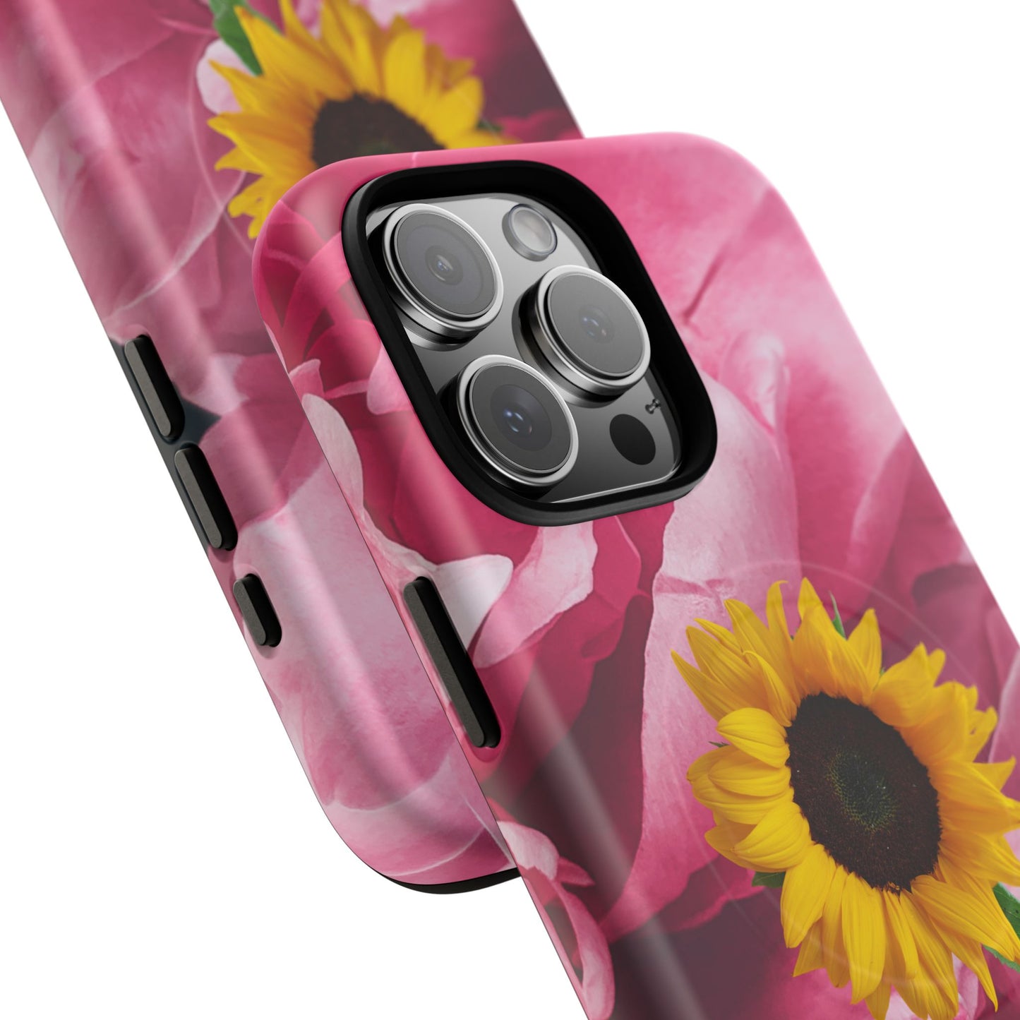 Tough Magnetic Phone Case- Sunflower Design